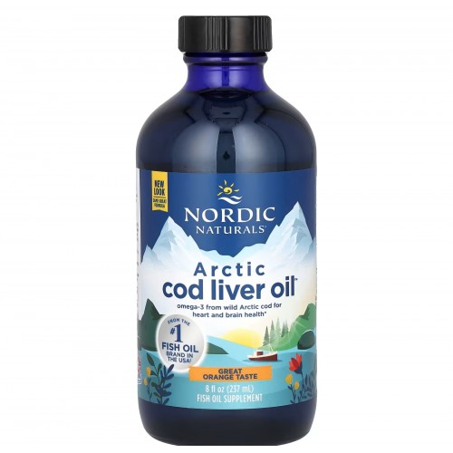 ARCTIC COD LIVER OIL 1060 mg от Nordic Naturals – 237 ml